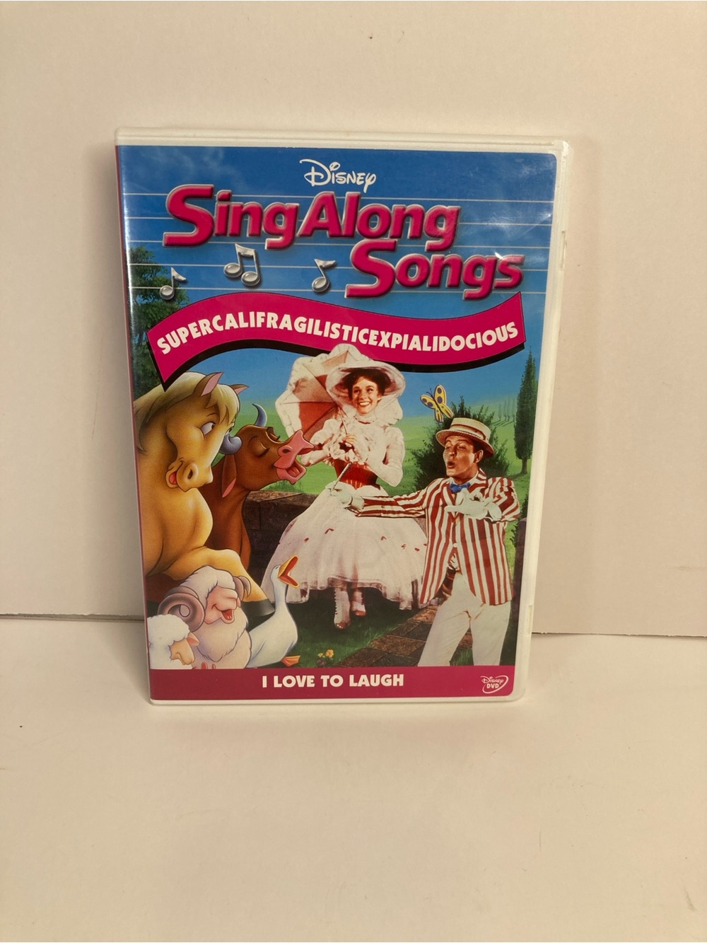 Disney Sing-Along Songs Supercalifragilisticexpialidocious I Love to Laugh DVD